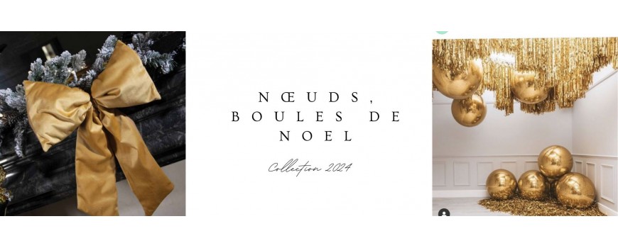 Nœud, boule de noel et suspension