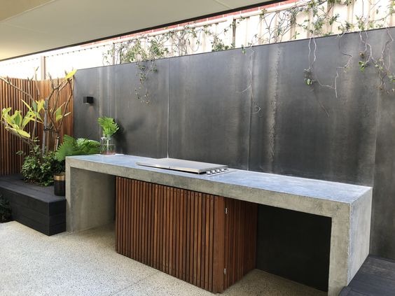 Cuisine Extérieure : Utilisation du béton cellulaire pour une solution pratique et esthétique - Koddel.com