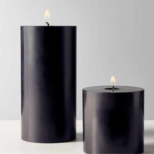 Grande bougie, cylindre, carrée - Koddel.com