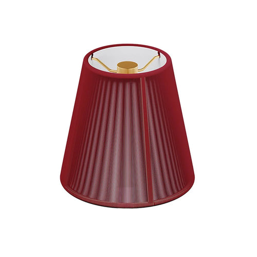 Abat-jour Empire coton tissé – Ivoire (14 cm)