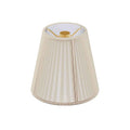 Abat-jour Empire coton tissé – Ivoire (14 cm)