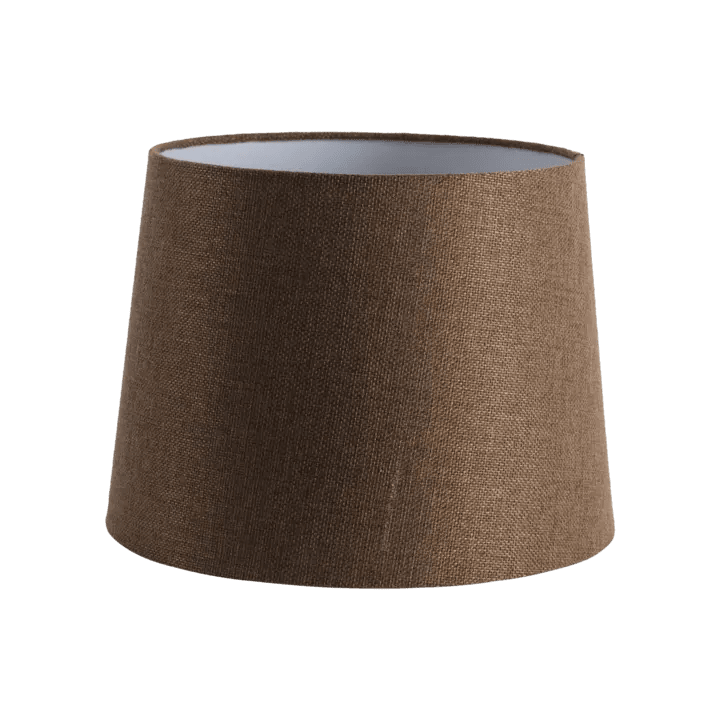 Lampe de table organique forme feuille et abat-jour chocolat - Koddel.com