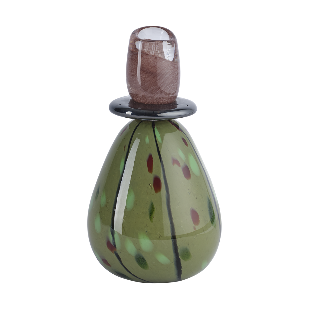 Bougeoir en verre teinté – Lot de 2