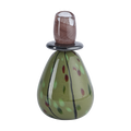 Bougeoir en verre teinté – Lot de 2
