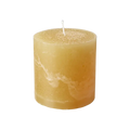 Bougie 10 cm cylindrique artisanales - 10x10 cm - Lot de 4