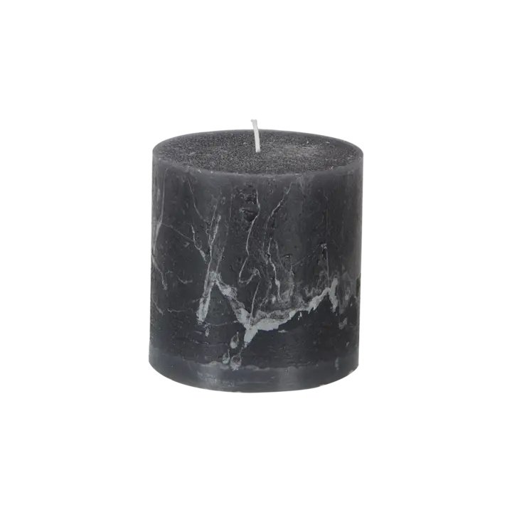 Bougie 10 cm cylindrique artisanales - 10x10 cm - Lot de 4