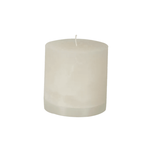 Bougie 10 cm cylindrique artisanales - 10x10 cm - Lot de 4 - Koddel.com