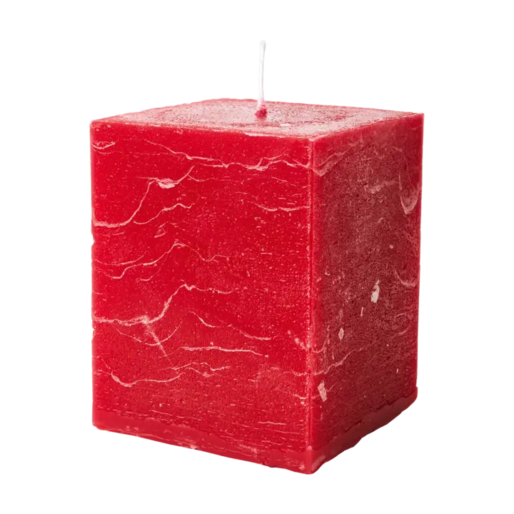 Bougie cube 10 cm - Lot de 2