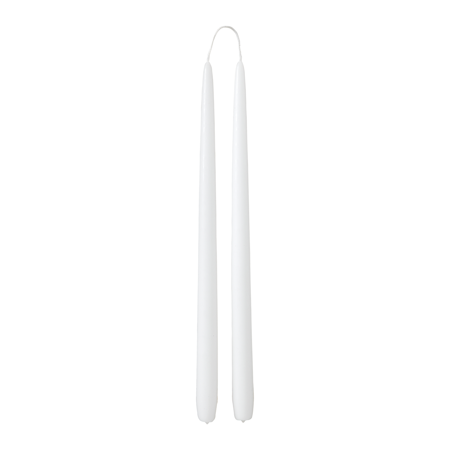 White paraffin candle, Ø2.2 × H35 cm - Ljus