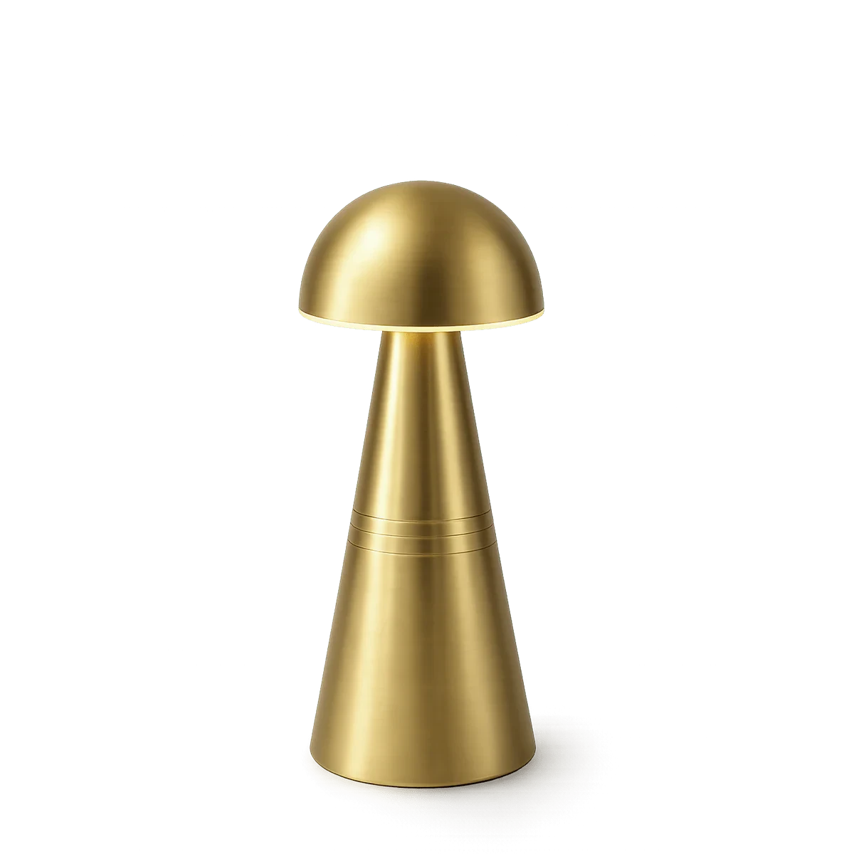 Lampe de table sans fil Charm Dome – Finitions métalliques & silhouette fuselée