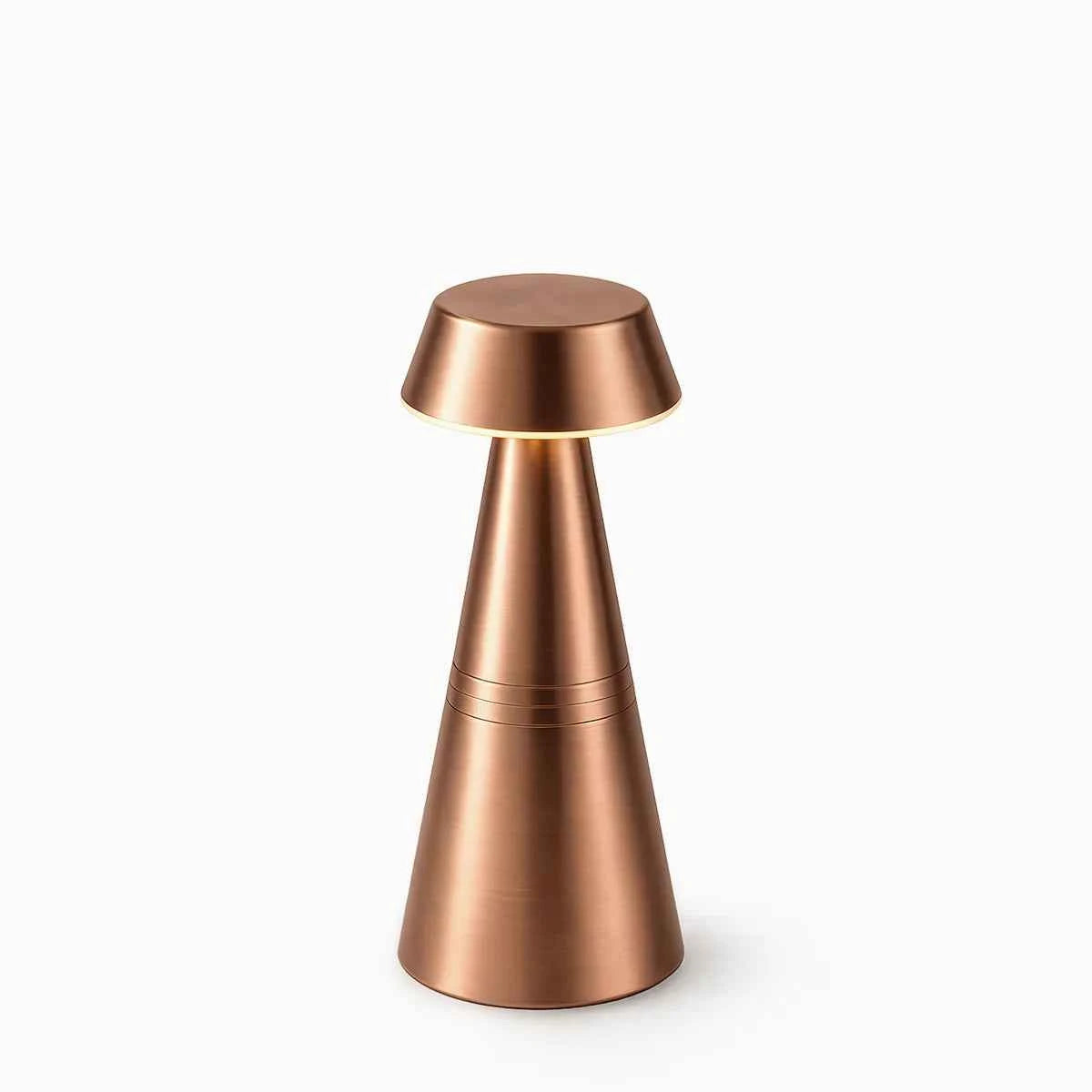 Lampe de table sans fil "Charm Empire" – Finitions métalliques & Lignes géométriques