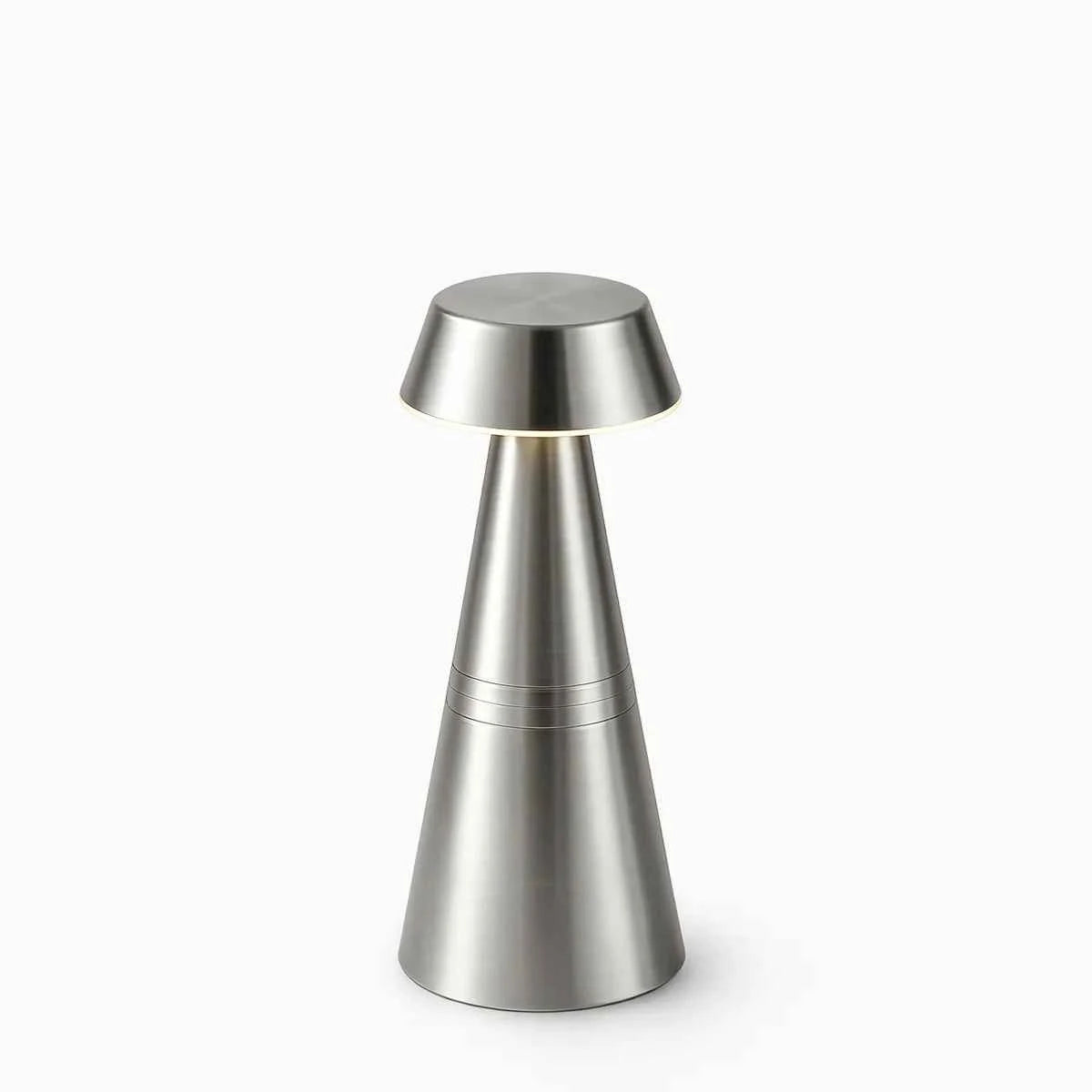 Lampe de table sans fil "Charm Empire" – Finitions métalliques & Lignes géométriques