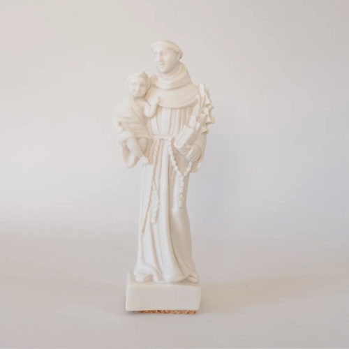 Statuette de Saint Anthony en cire parfumée – Cozy Musk