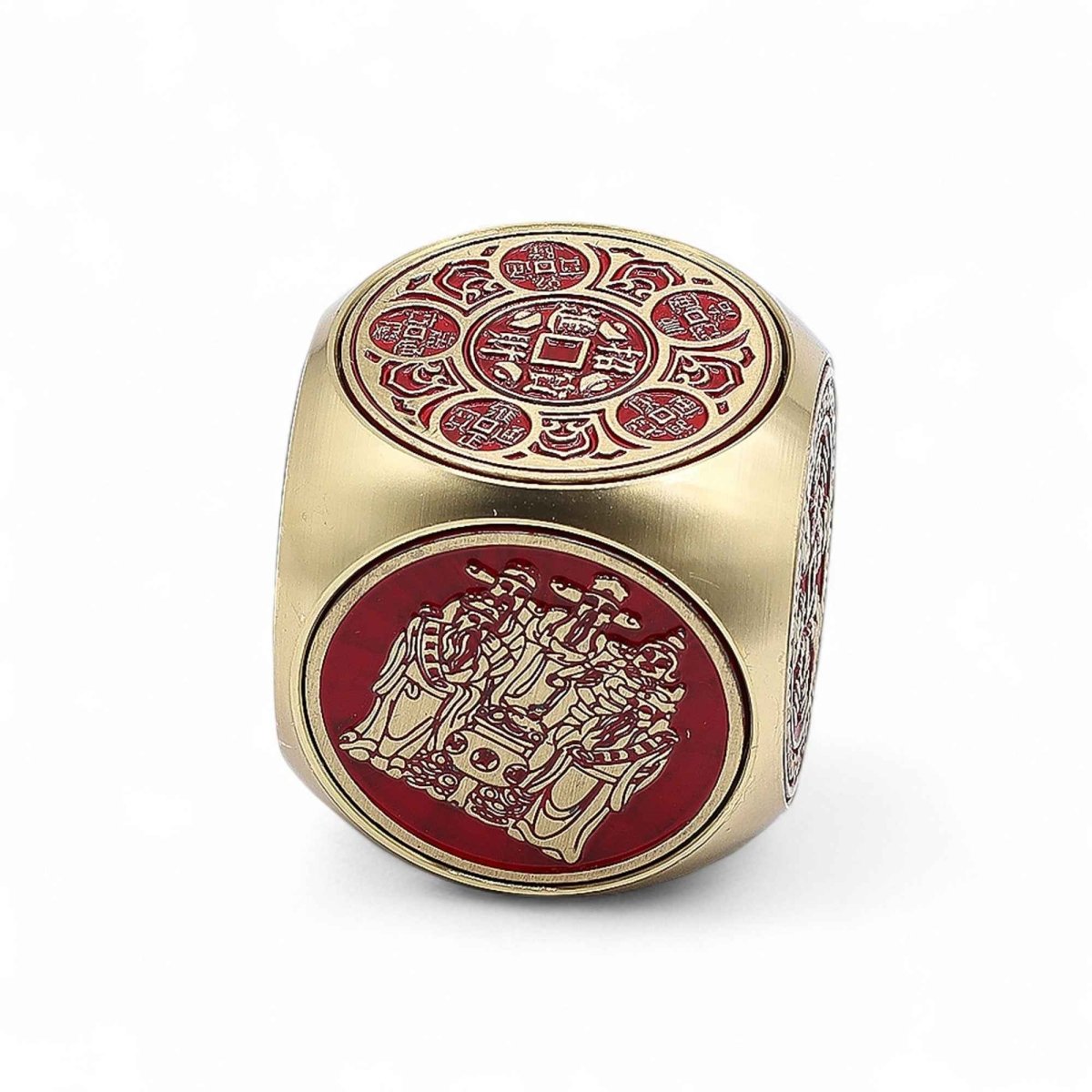 Cube de prospérité FENG SHUI sous cloche en verre - Koddel.com