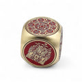 Cube de prospérité Feng Shui - Rouge & Laiton - Koddel.com