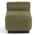 Fauteuil en bois de manguier couleur vert PARIS - Koddel.com