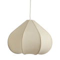 Lampe  a suspendre en coton et metal
