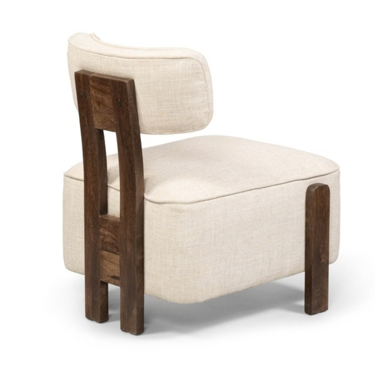 One seater ecru de dos
