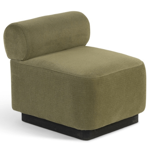 Fauteuil en bois de manguier couleur vert PARIS - Koddel.com