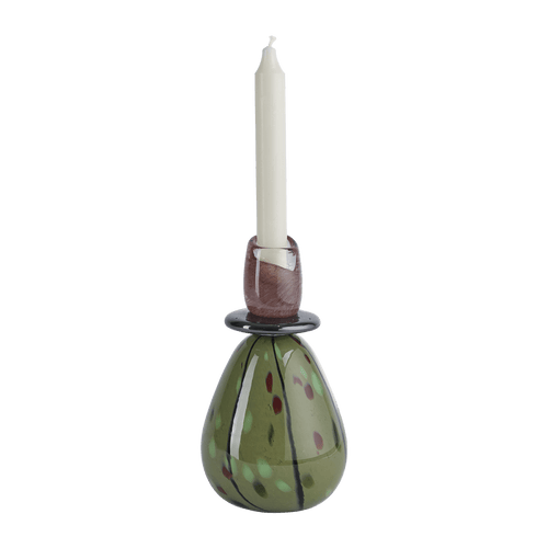 Bougeoir en verre teinté – Lot de 2 - Koddel.com