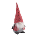 Duo de Santa rouge et gris (H37 cm) - Décoration de Noël artisanale - Koddel.com