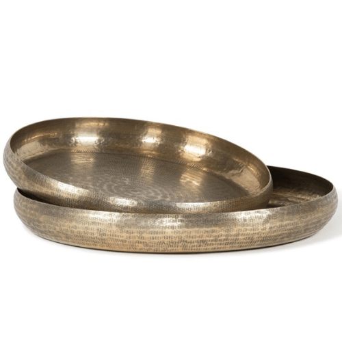 Set de coupes texturées – Finition or antique - Koddel.com