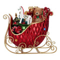Traîneau rouge du père noel - Décoration de vitrine - Koddel.com