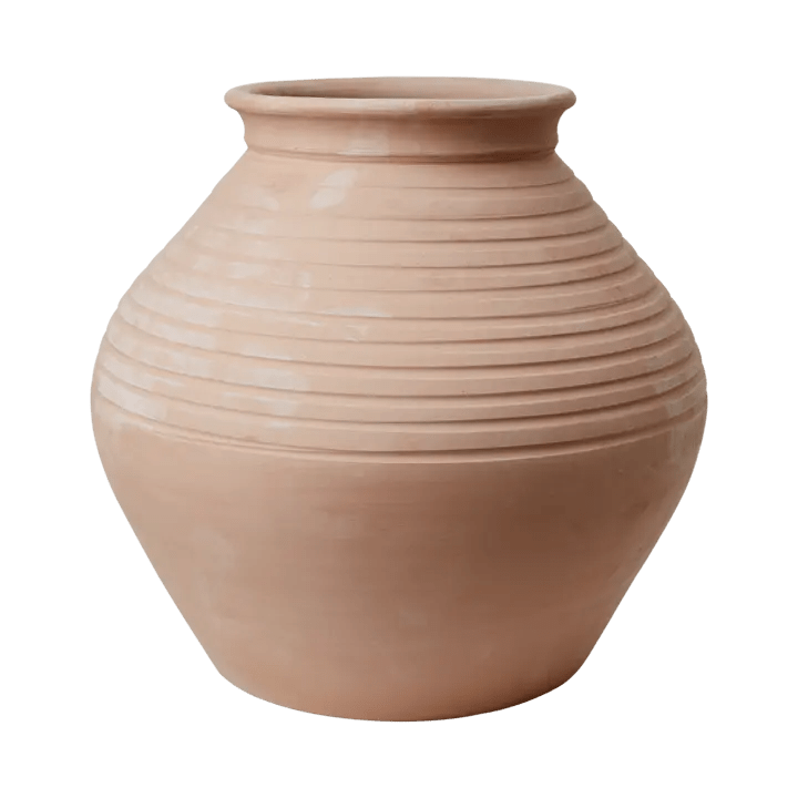 Urne arrondie en terre cuite SABAH - Koddel.com