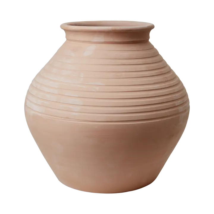 SABAH rounded terracotta urn