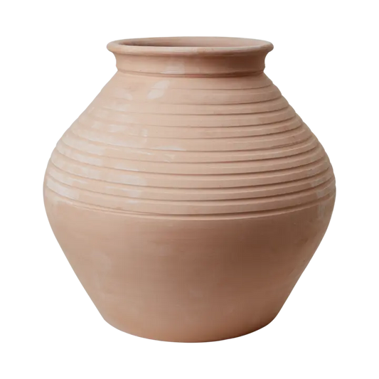 SABAH rounded terracotta urn