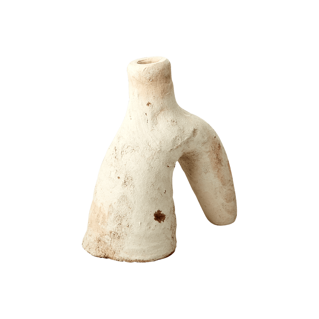 Urne en terre cuite – Pièce sculpturale artisanale - Jade - Koddel.com