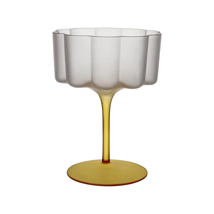 Set of 2 ALMA glass cocktail glasses