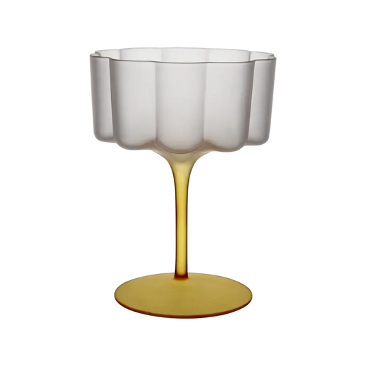 Set of 2 ALMA glass cocktail glasses