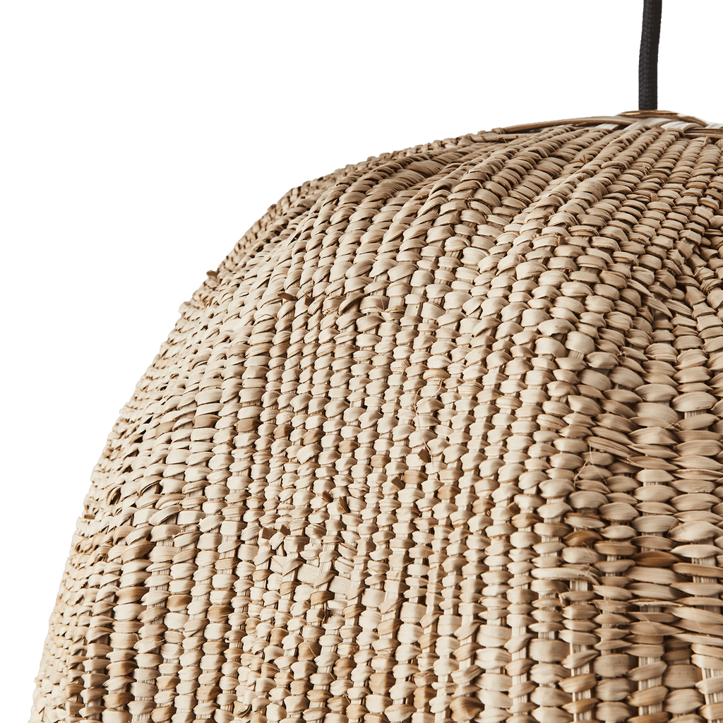 Grand ensemble de 3 abat - jour tressés à franges – Nature - Koddel.com