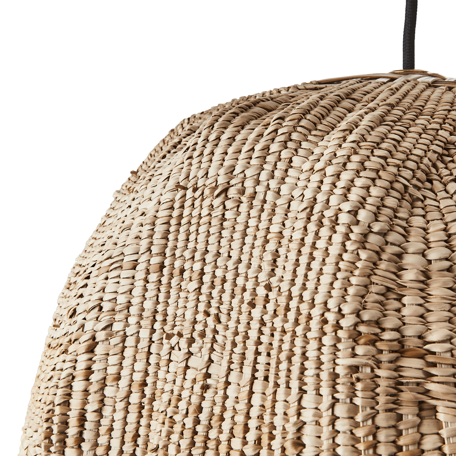 Grand ensemble de 3 abat - jour tressés à franges – Nature - Koddel.com