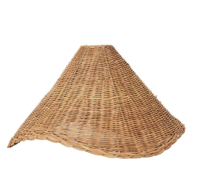 Abat-jour en fibres naturelles