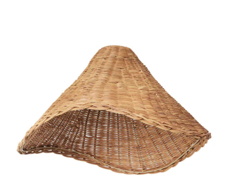 Abat-jour en fibres naturelles