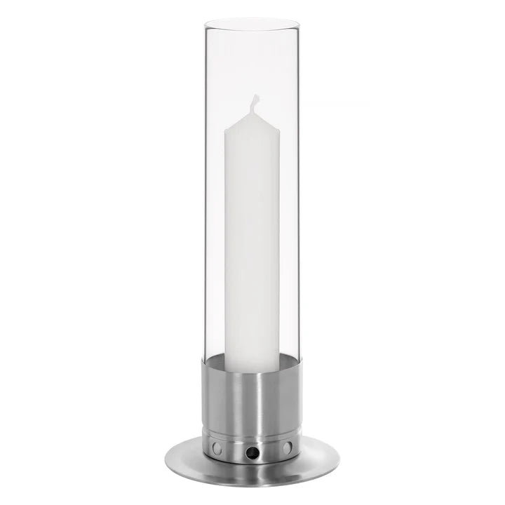 Bougeoir scandinave acier inoxydable brossé