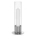 Bougeoir scandinave acier inoxydable brossé
