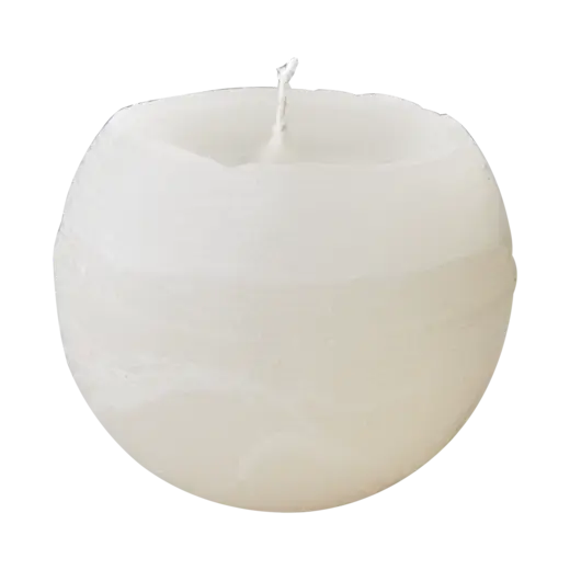 Bougie 10 cm ronde - Lot de 3 pièces