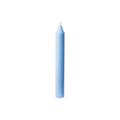 Set of light blue candlestick candles, 18 cm - Ljus Kort