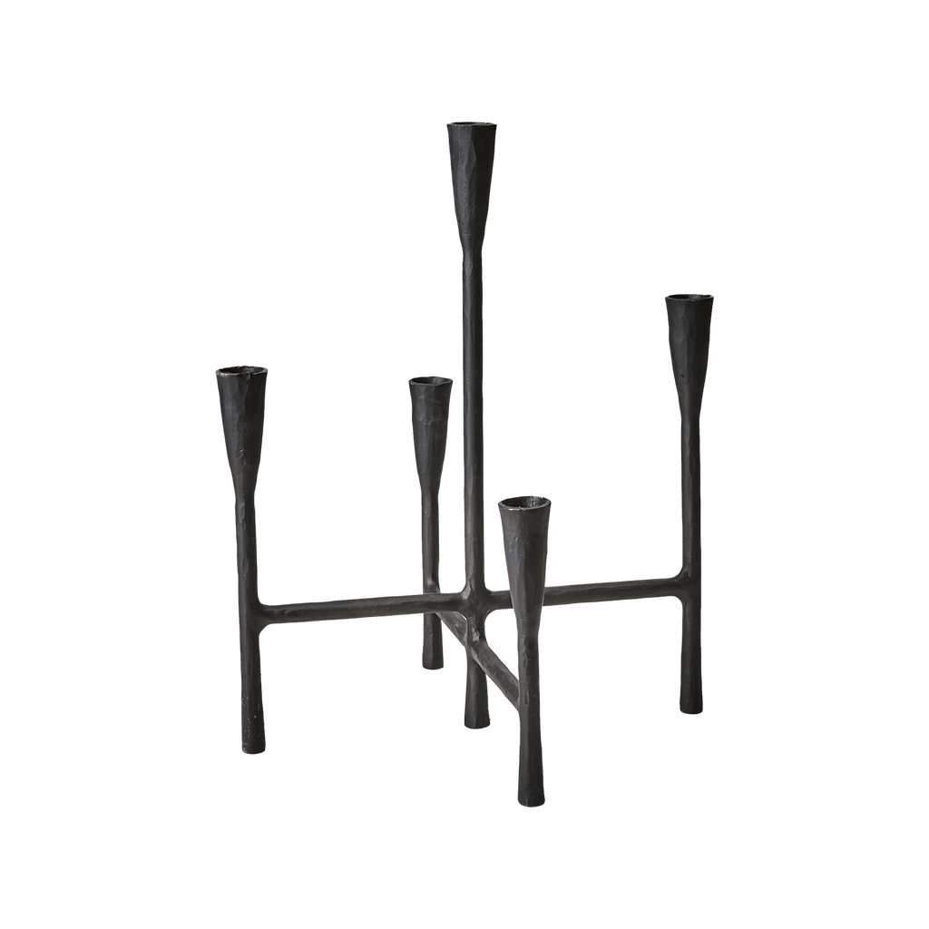 Chandelier vintage chic en métal noir - Style scandinave - Koddel.com