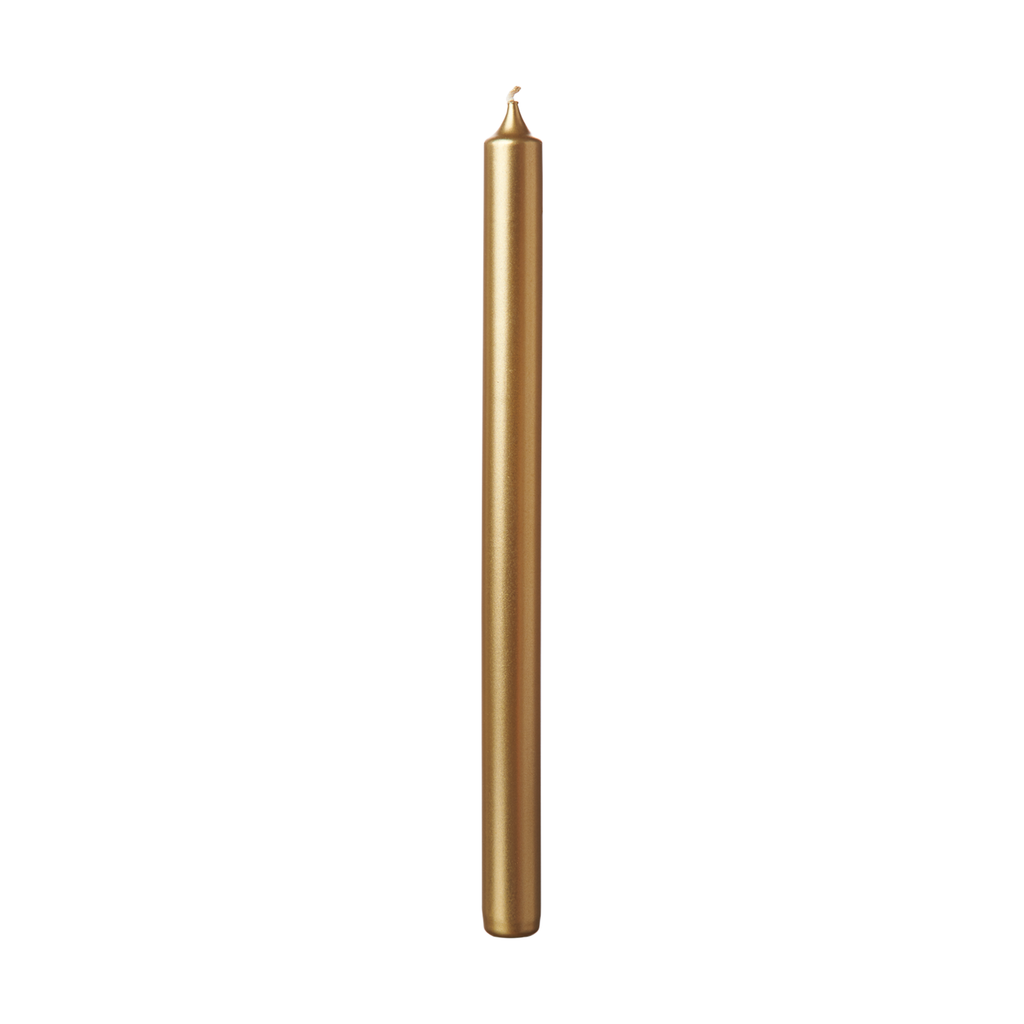Chandelle dorée H28 cm - Lot de 5 pièces