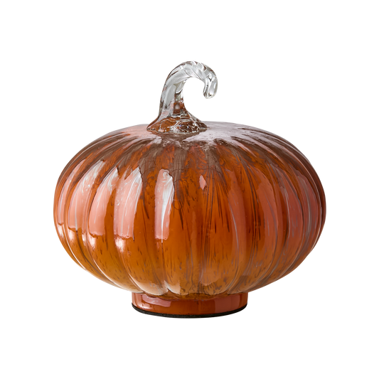 Duo de citrouilles en verre soufflé - Édition éphémère