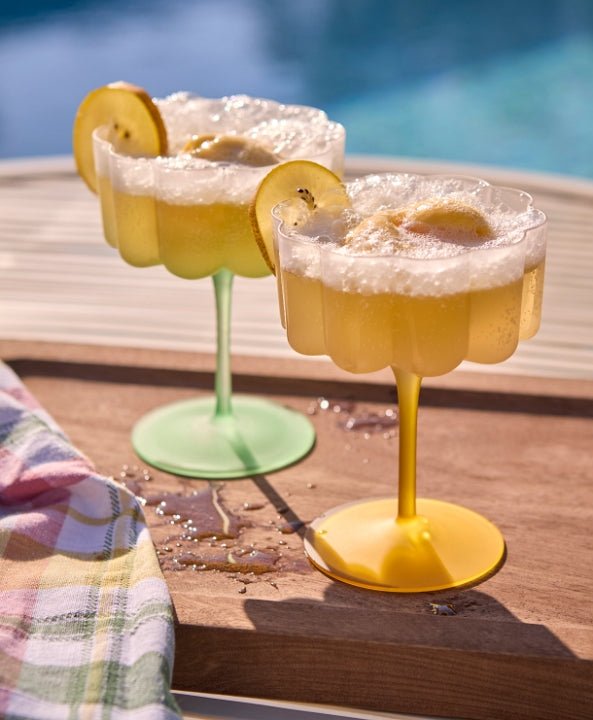 Set de 2 verres à cocktail en verre ALMA - Koddel.com