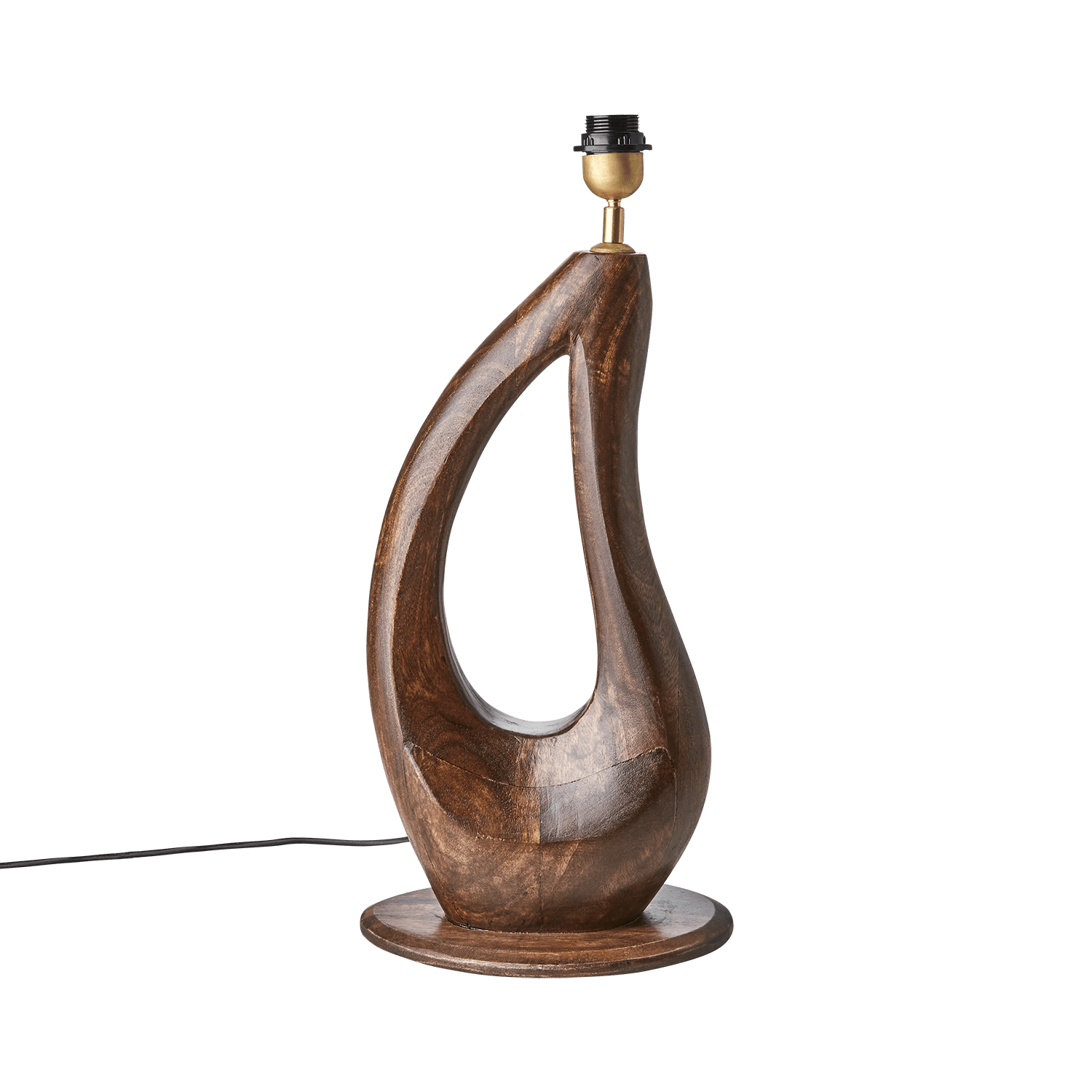 Grand pied de lampe moderne en bois - PANAMA - Koddel.com