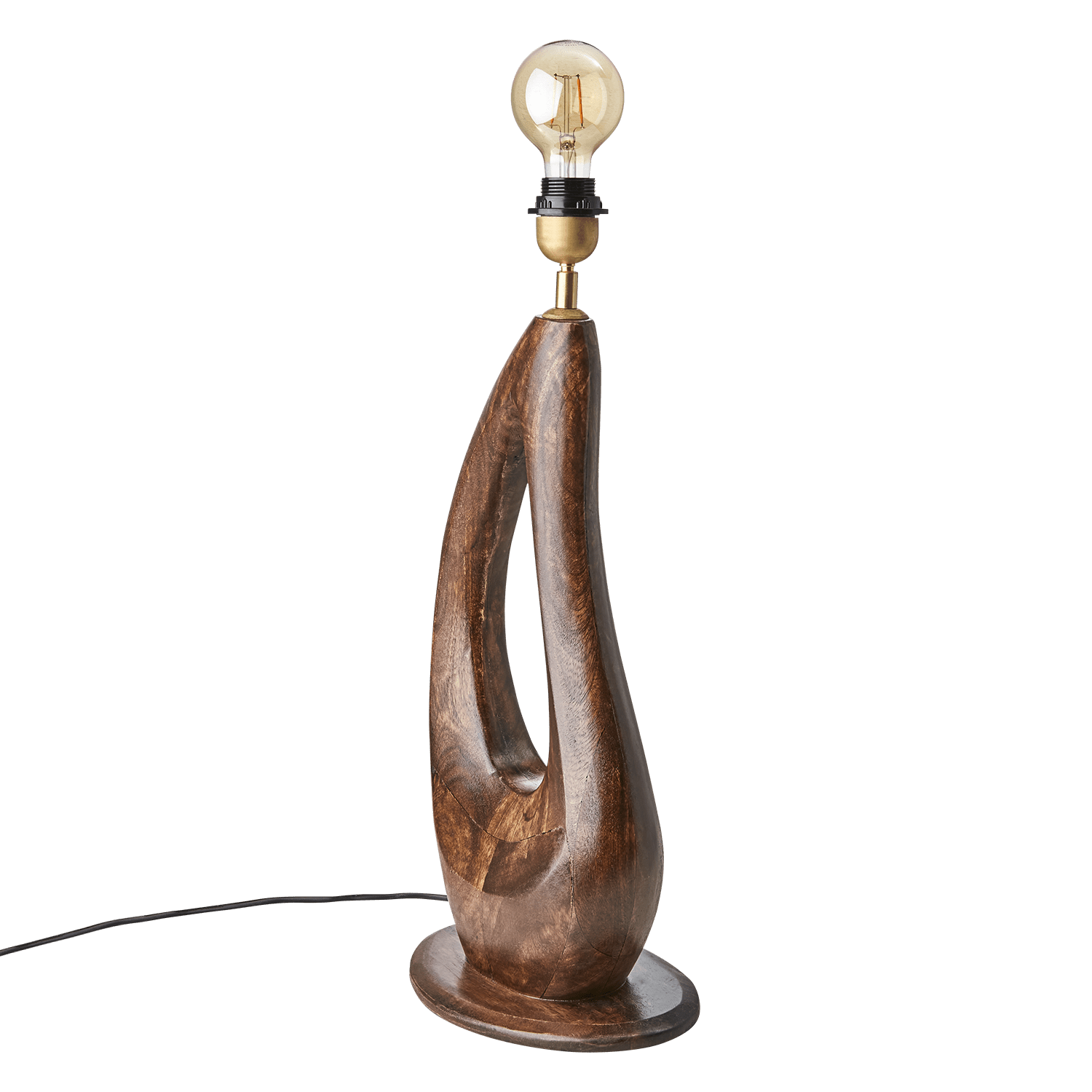 Grand pied de lampe moderne en bois - PANAMA - Koddel.com