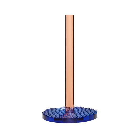 Porte-rouleau de cuisine · Bleu & Rouge Pâle - Kiosk