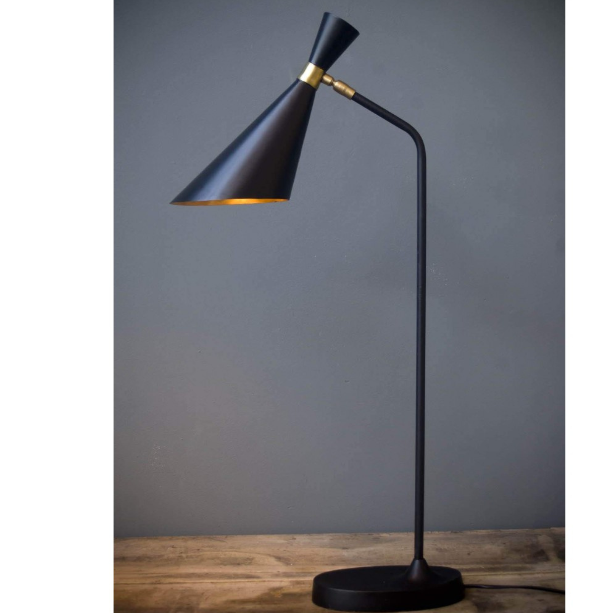 grande lampe de bureau esprit année 50