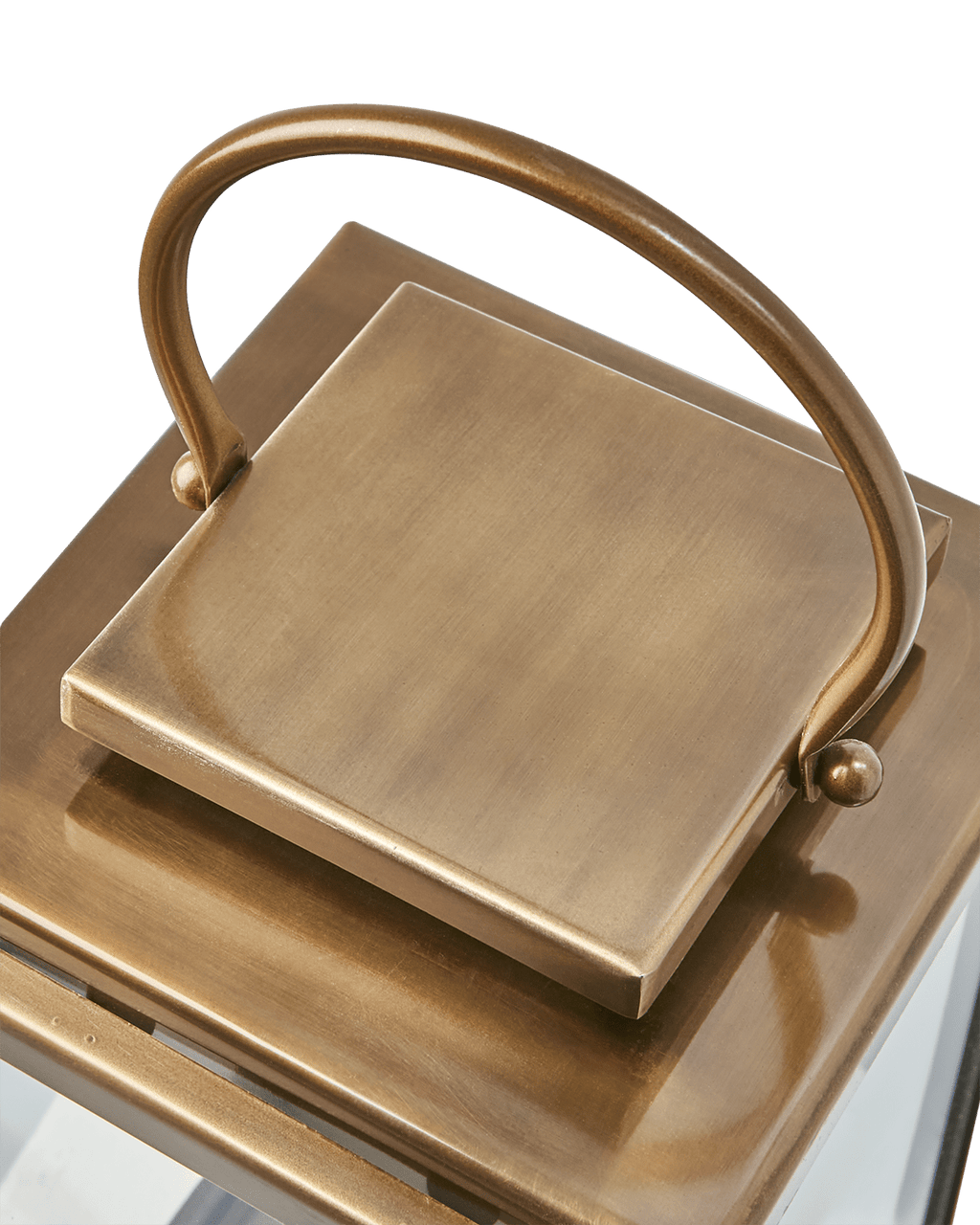 Lanterne chromée couleur laiton H38 cm - Koddel.com